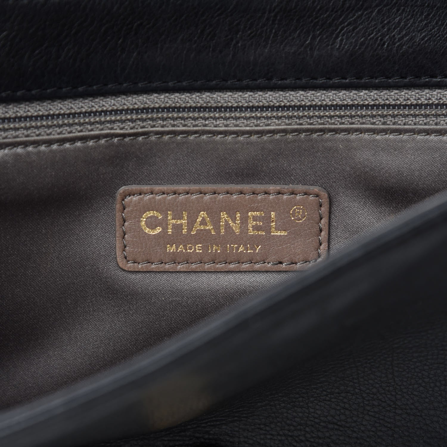 Chanel Calfskin Chain CC Byzance Flap Black 12 of 15