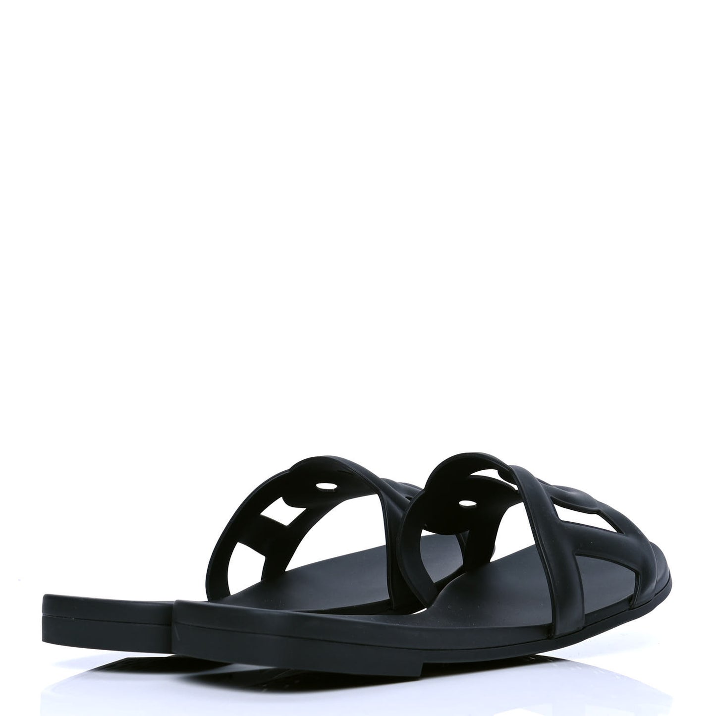 Rubber Aloha Sandals 40 Black