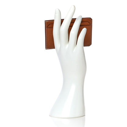 Hermes Barenia Faubourg City 4CC Card Holder Fauve 2 of 9