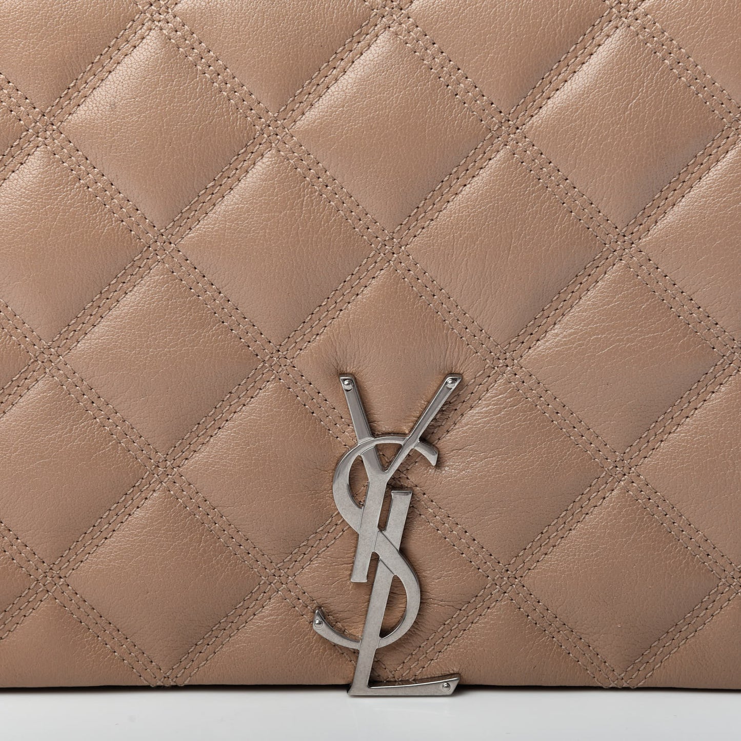 Lambskin Quilted Small Becky Chain Bag Gold Sand