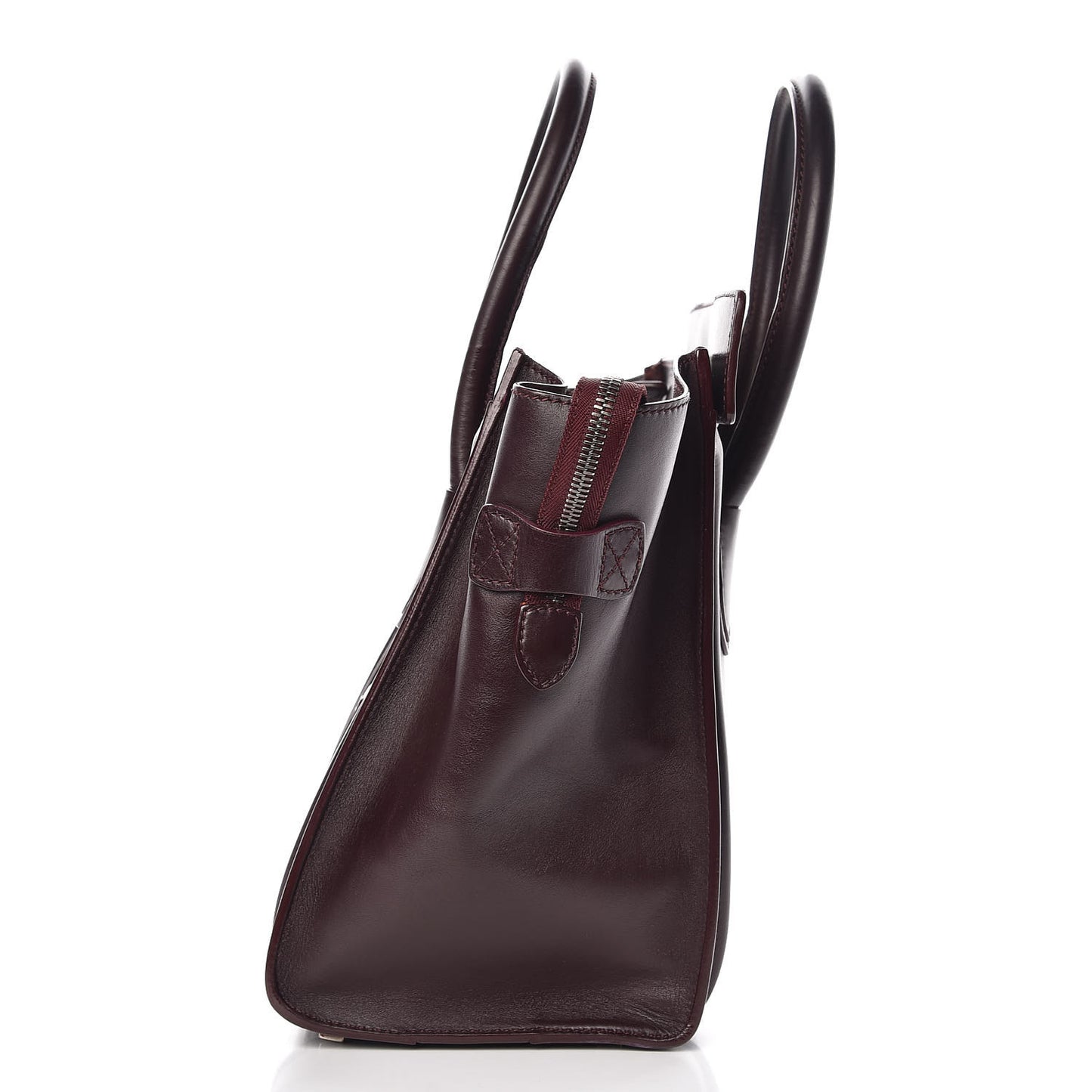 Smooth Calfskin Mini Luggage Burgundy