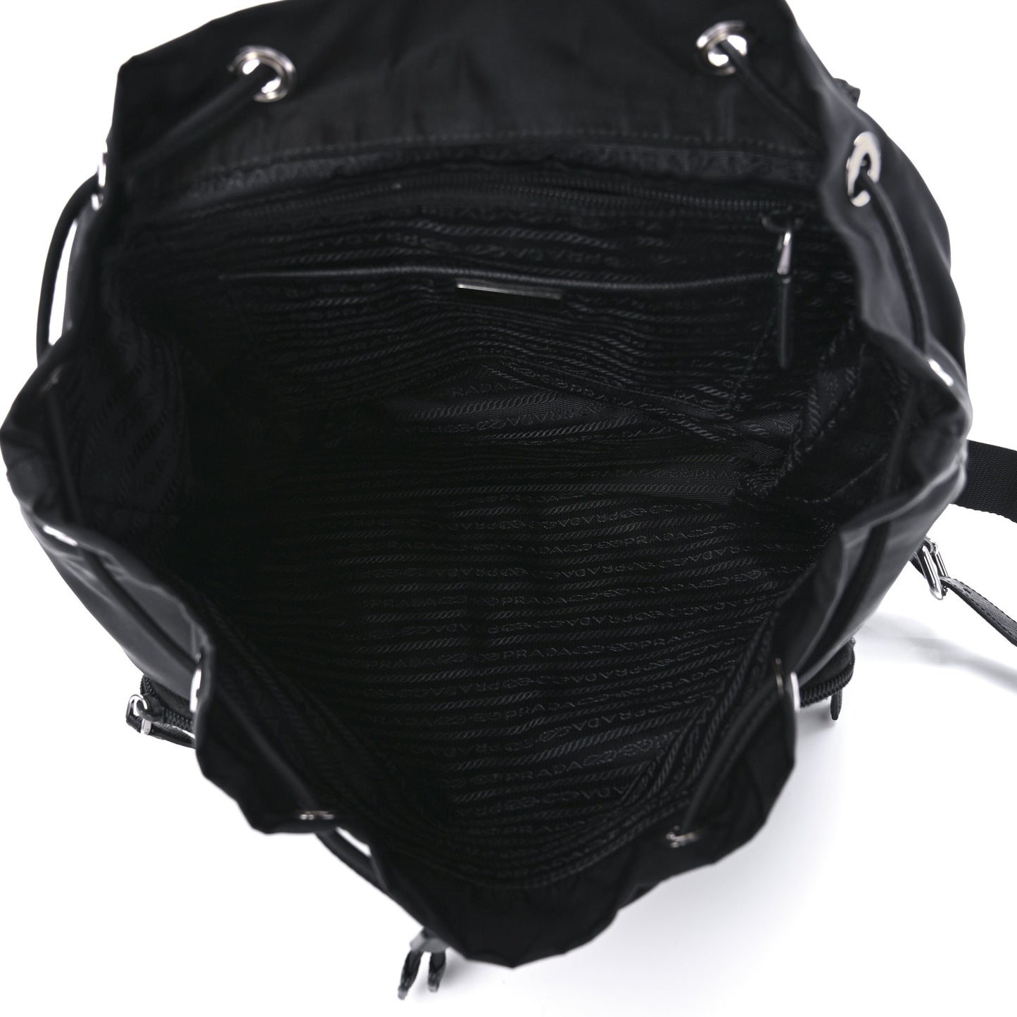 Nylon Vela Medium Backpack Black