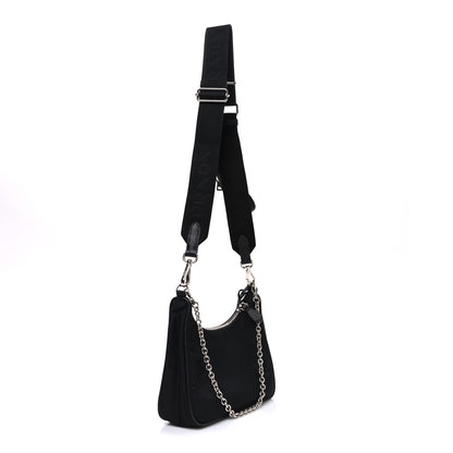 Prada Nylon Re-Edition 2005 Shoulder Bag Black 3 of 11