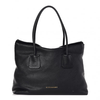 Burberry London Grainy Calfskin Medium Baynard Tote Black 1 of 8
