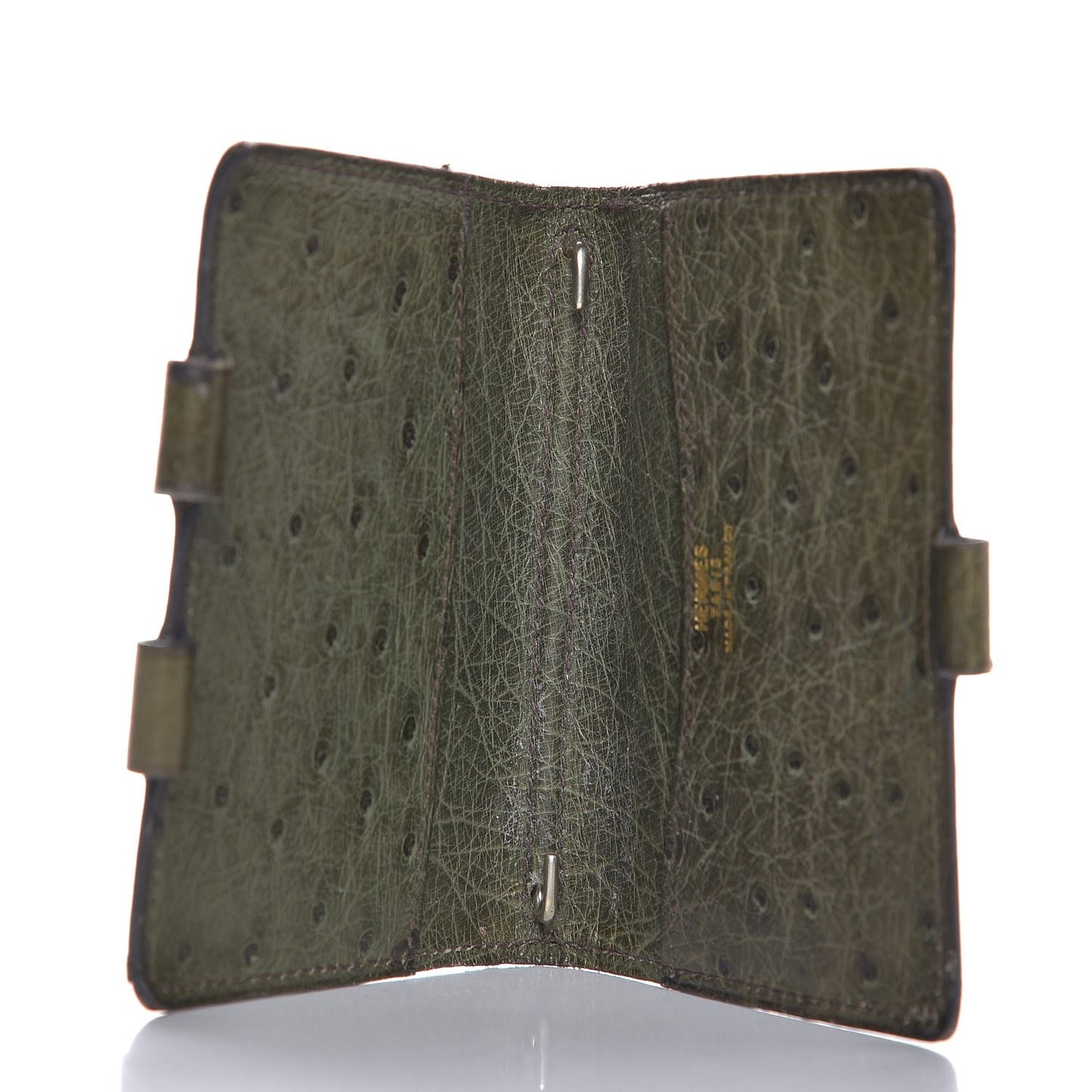 Ostrich Mini Vision Agenda Cover Vert Olive