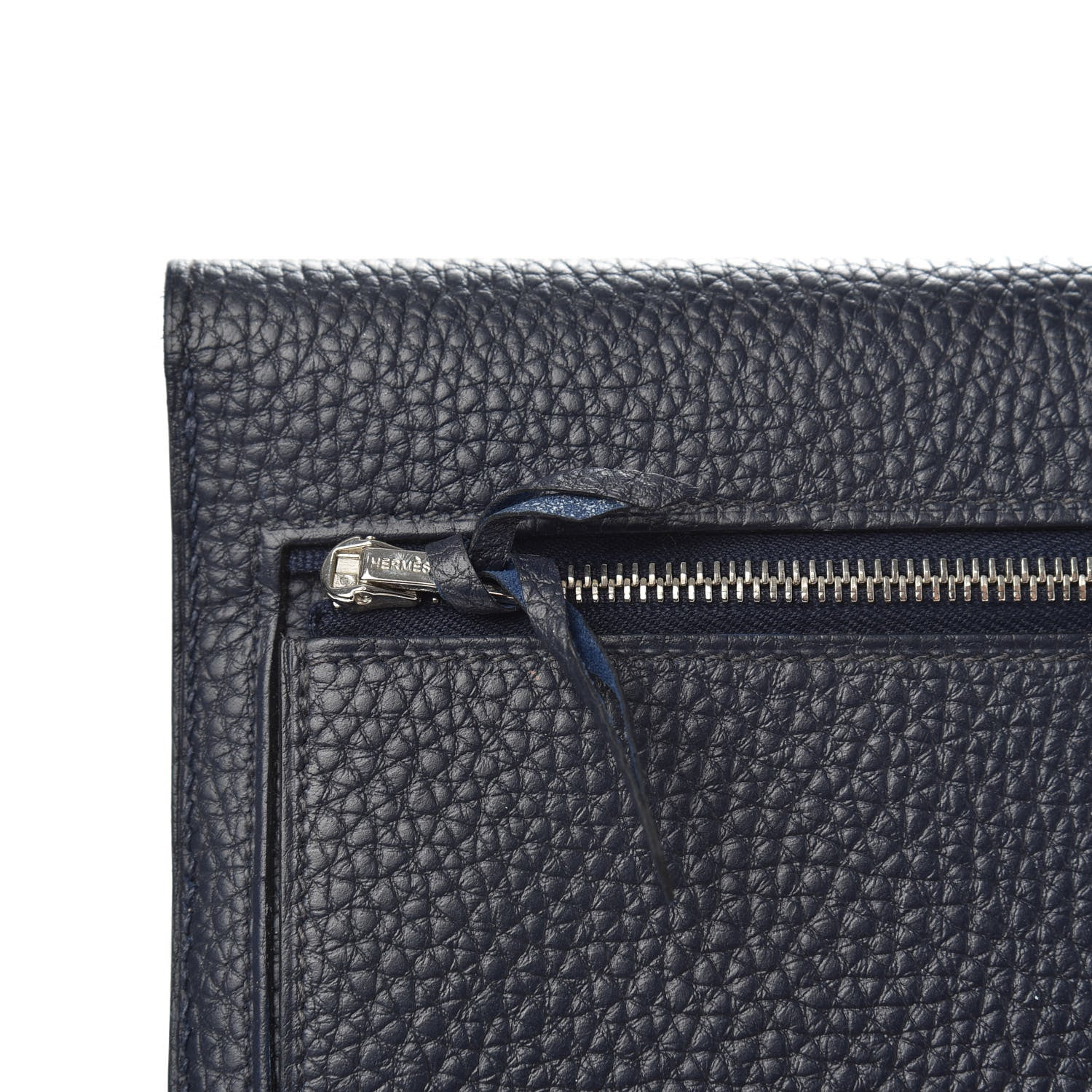 Hermes Togo Dogon Recto Verso Wallet Bleu Thalassa 7 of 8