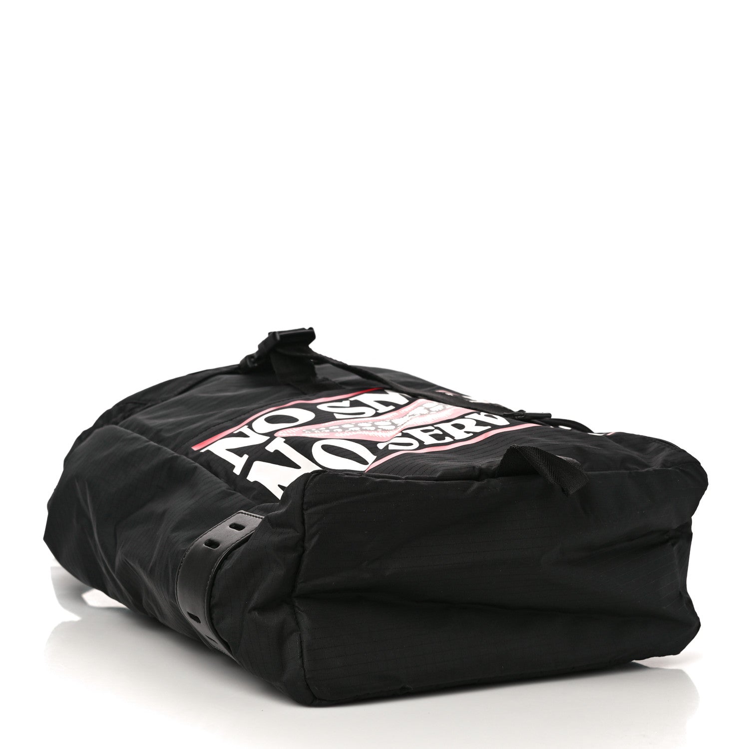 Stella McCartney Nylon No Smile Backpack Black 4 of 9