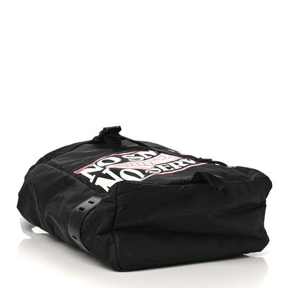 Stella McCartney Nylon No Smile Backpack Black 4 of 9