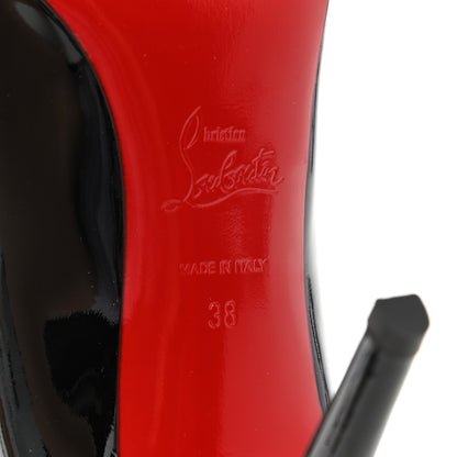 Christian Louboutin Patent Pigalle 100 Pumps 38 Black 6 of 8