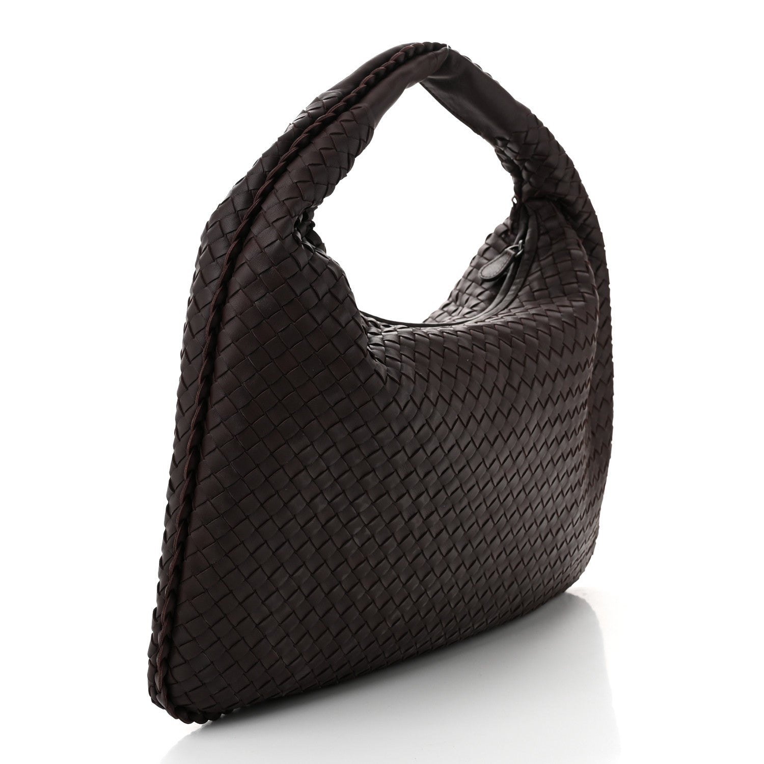 Bottega Veneta Nappa Intrecciato Large Veneta Hobo Ebano 3 of 10