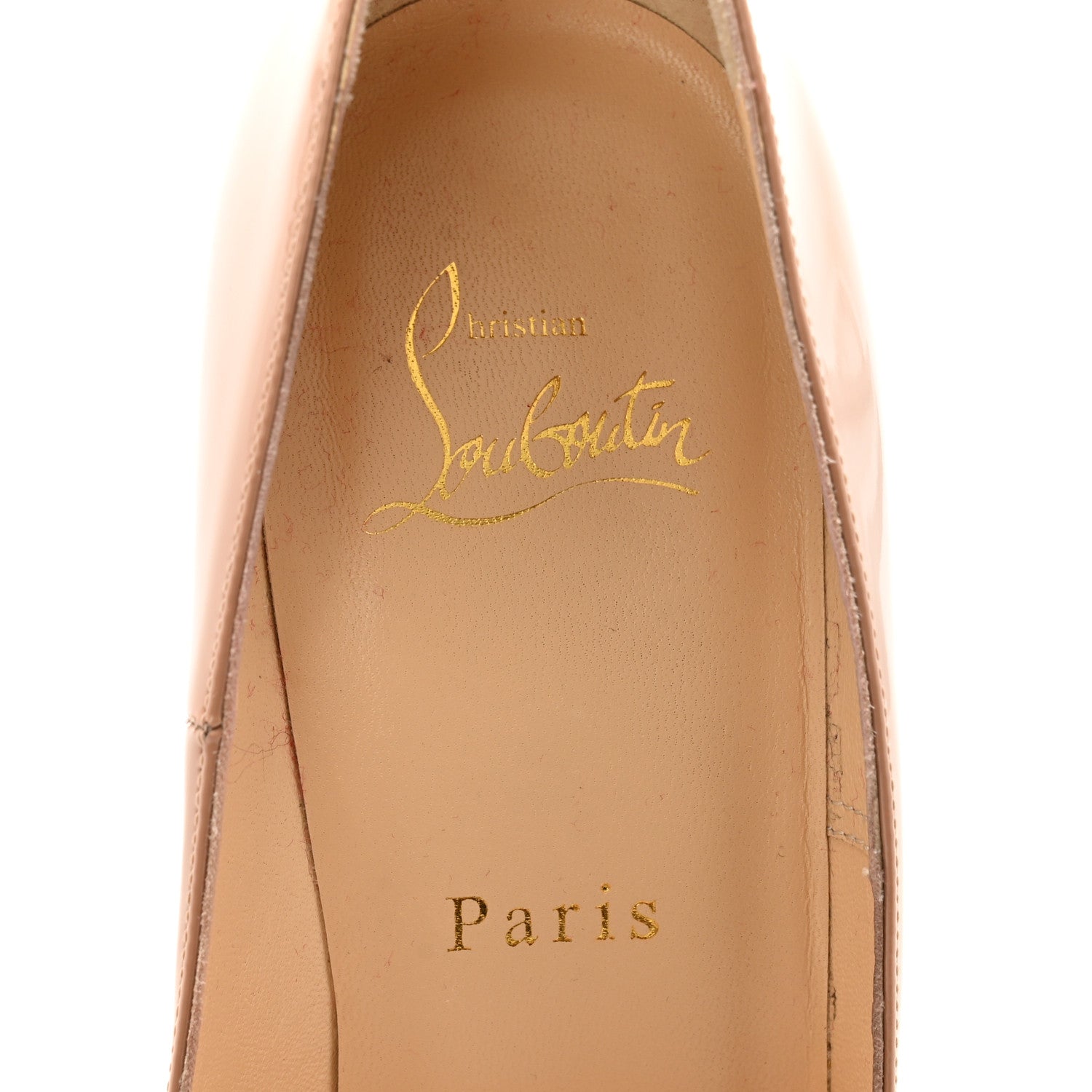 Christian Louboutin Patent So Kate 120 Pumps 37 Nude 6 of 10