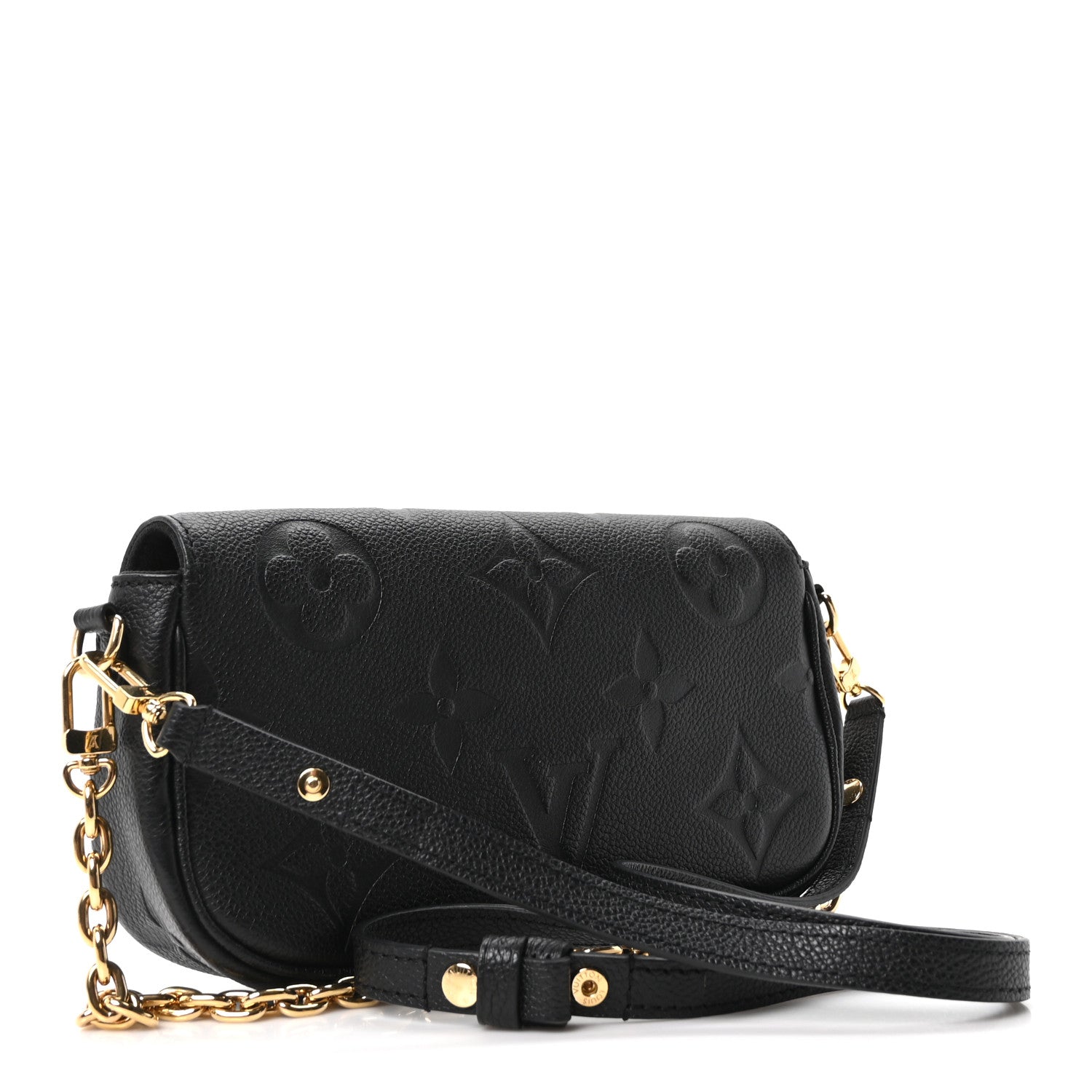 Louis Vuitton Empreinte Monogram Giant Ivy Wallet On Chain Black 3 of 9