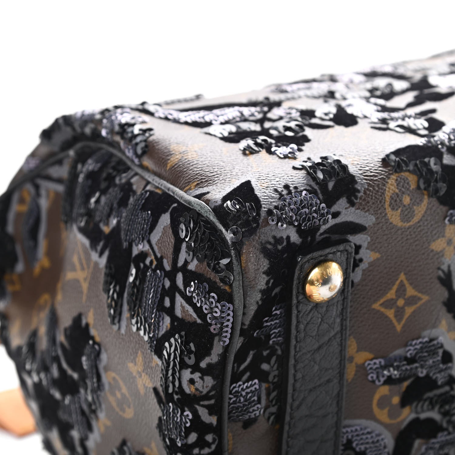 Louis Vuitton Monogram Fleur De Jais Sequins Speedy 30 13 of 19