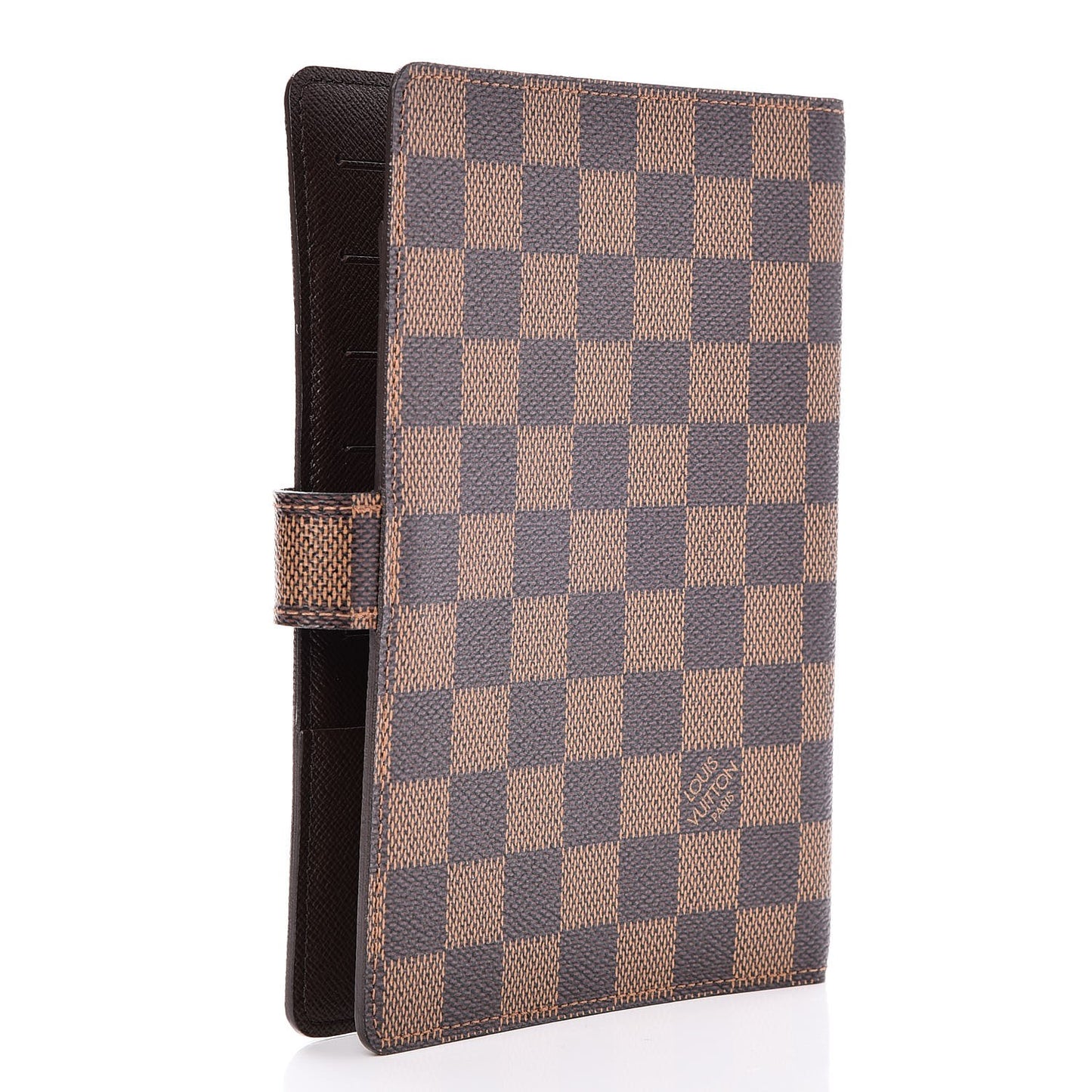 Damier Ebene Medium Ring Agenda Cover