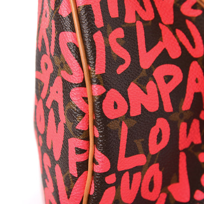 Louis Vuitton Monogram Graffiti Speedy 30 Fuchsia 10 of 15