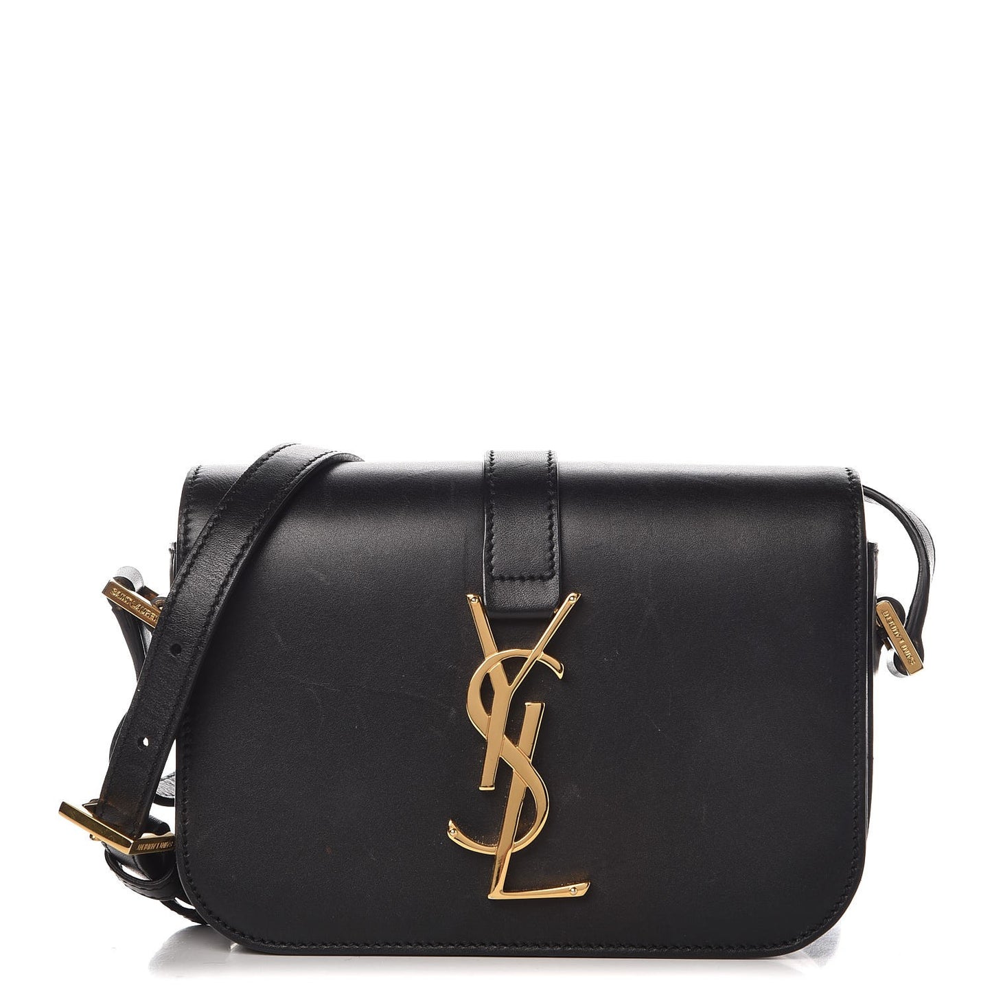 Smooth Calfskin Small Monogram Université Shoulder Bag Black