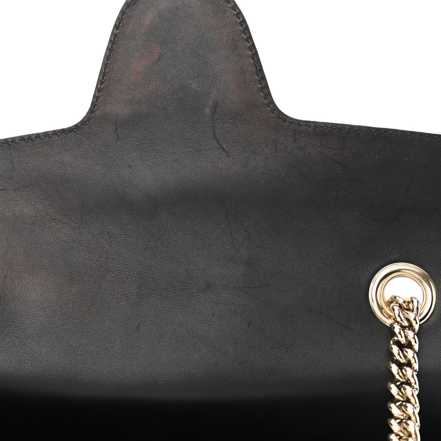 Microguccissima Medium Emily Chain Shoulder Bag Black