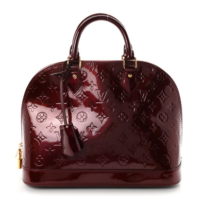 Louis Vuitton Vernis Alma PM Rouge Fauviste 1 of 10