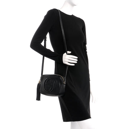 Gucci Pebbled Calfskin Small Soho Disco Bag Black 2 of 7
