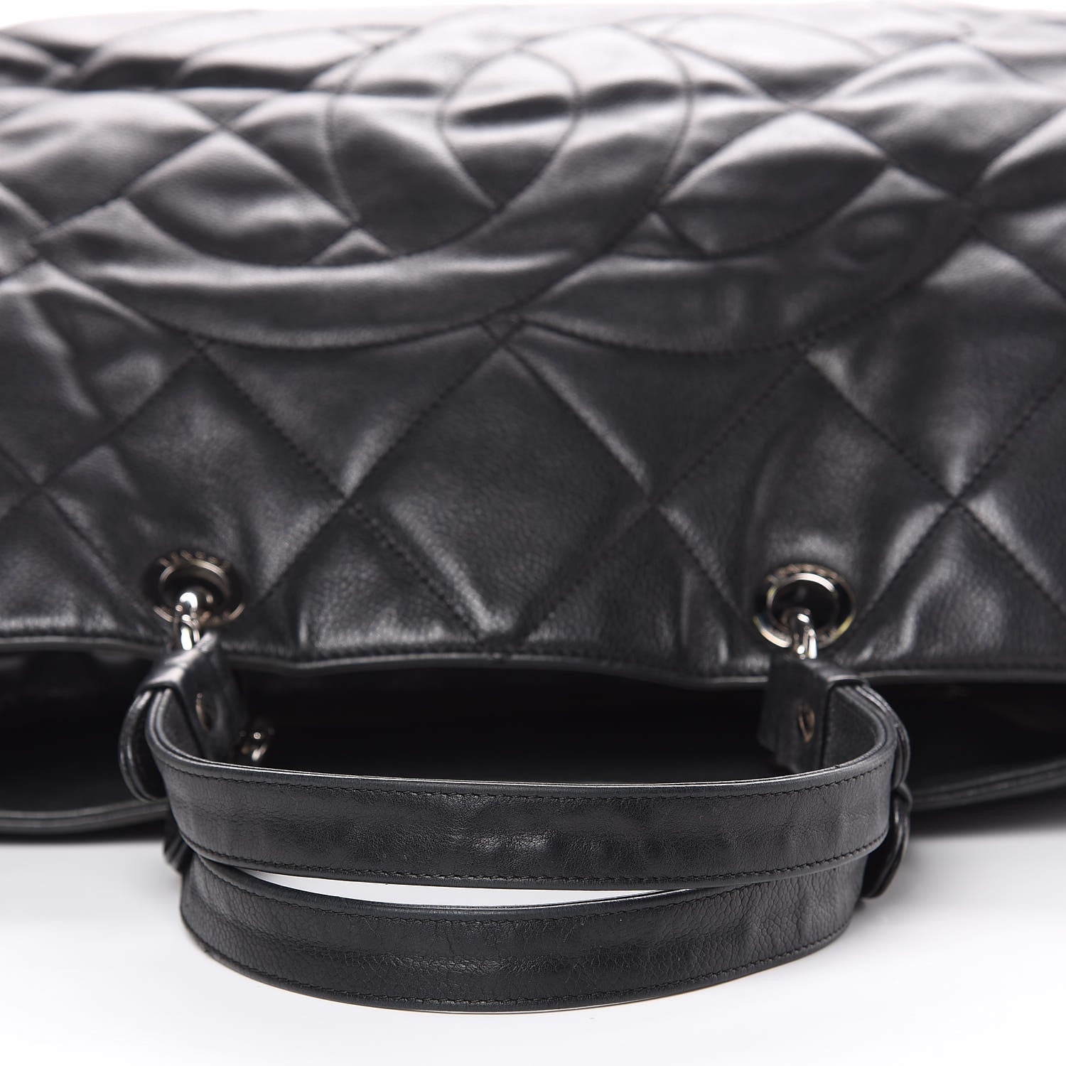 Chanel Soft Caviar Quilted Large Timeless Tote Black 13 of 28