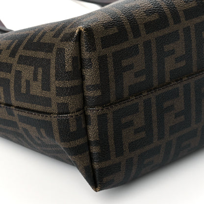 Fendi Zucca Spalmati Small Roll Tote Tobacco Orange 9 of 10