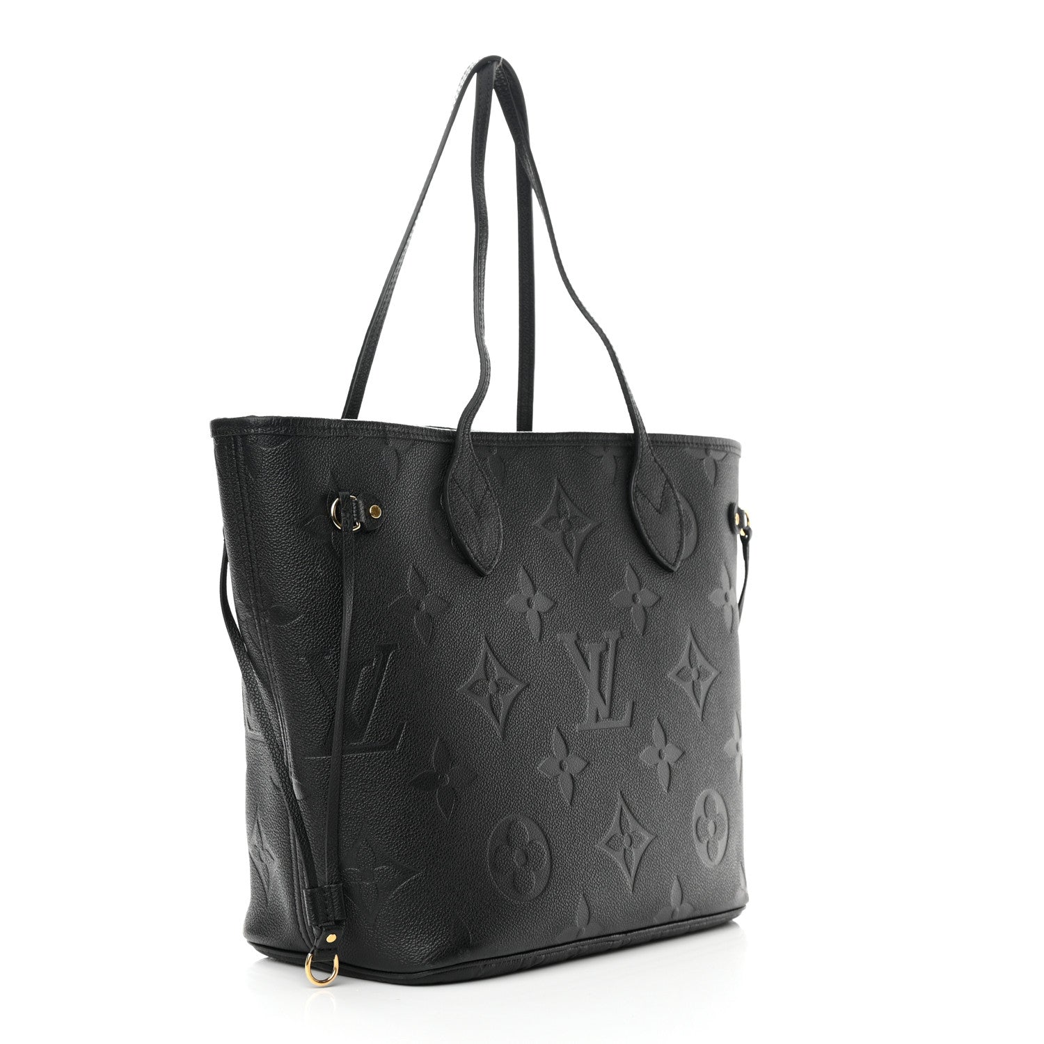 Louis Vuitton Empreinte Monogram Giant Neverfull MM Black 4 of 13