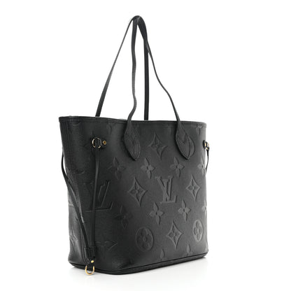 Louis Vuitton Empreinte Monogram Giant Neverfull MM Black 4 of 13
