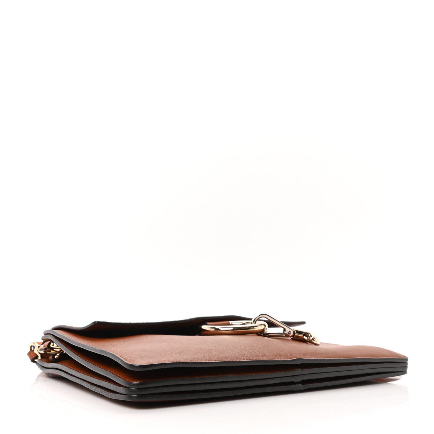 Suede Calfskin Medium Faye Shoulder Bag Tobacco