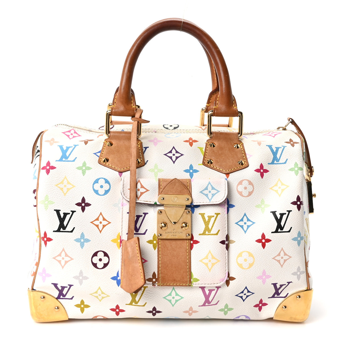 Louis Vuitton Monogram Multicolor Speedy 30 White 1 of 9