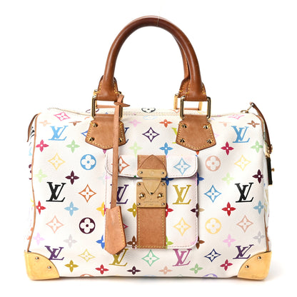 Louis Vuitton Monogram Multicolor Speedy 30 White 1 of 9
