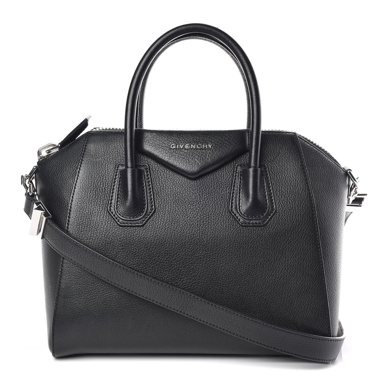 Sugar Goatskin Small Antigona Black