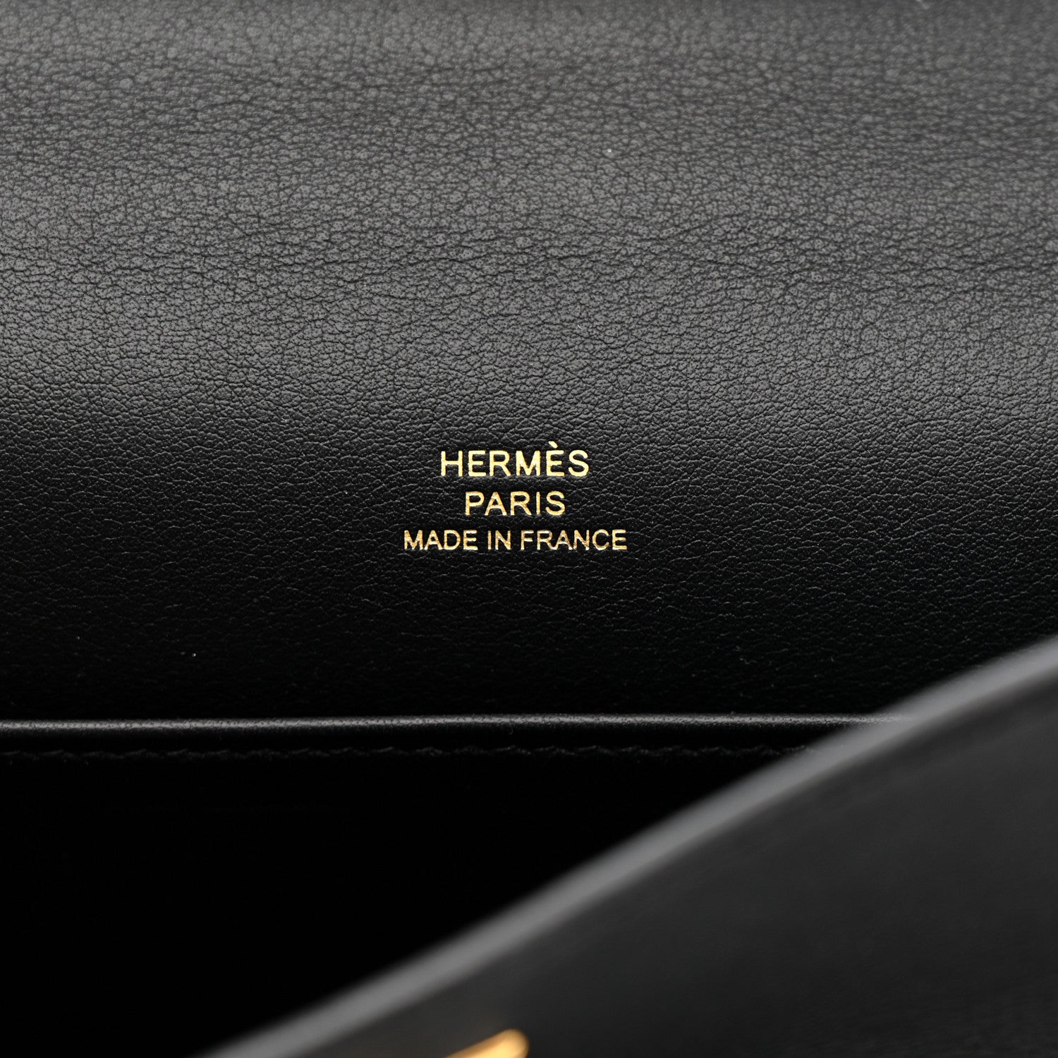 Hermes Swift Kelly Pochette Clutch Black 6 of 11