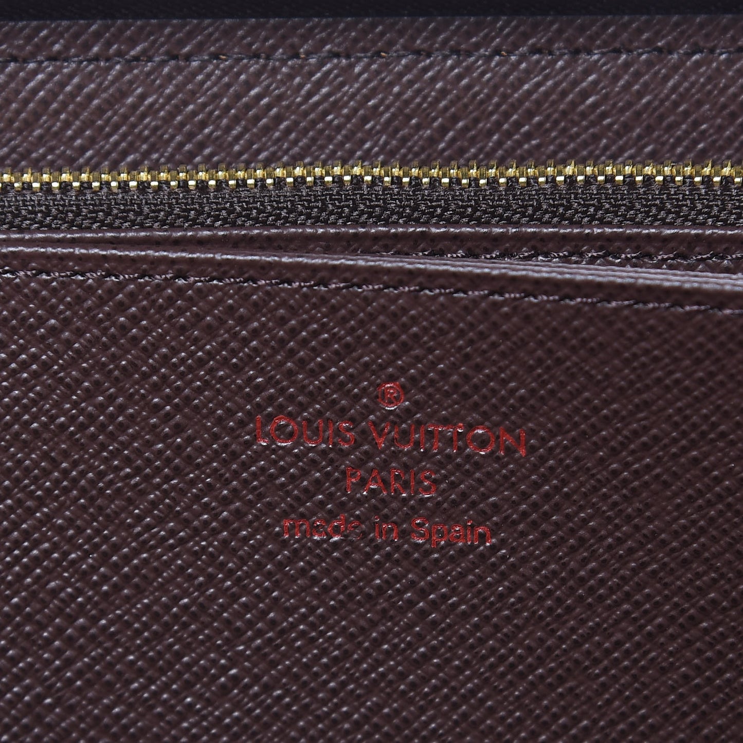 Damier Ebene Zippy Wallet