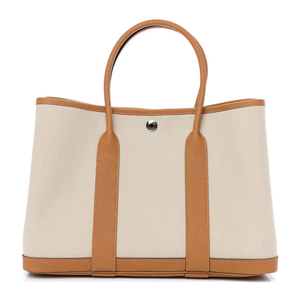 Hermes Toile Negonda Garden Party 30 TPM Tote Sesame 1 of 8