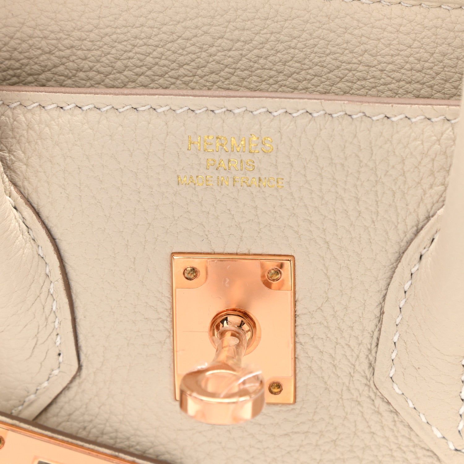 Hermes Togo Birkin 25 Craie 6 of 11