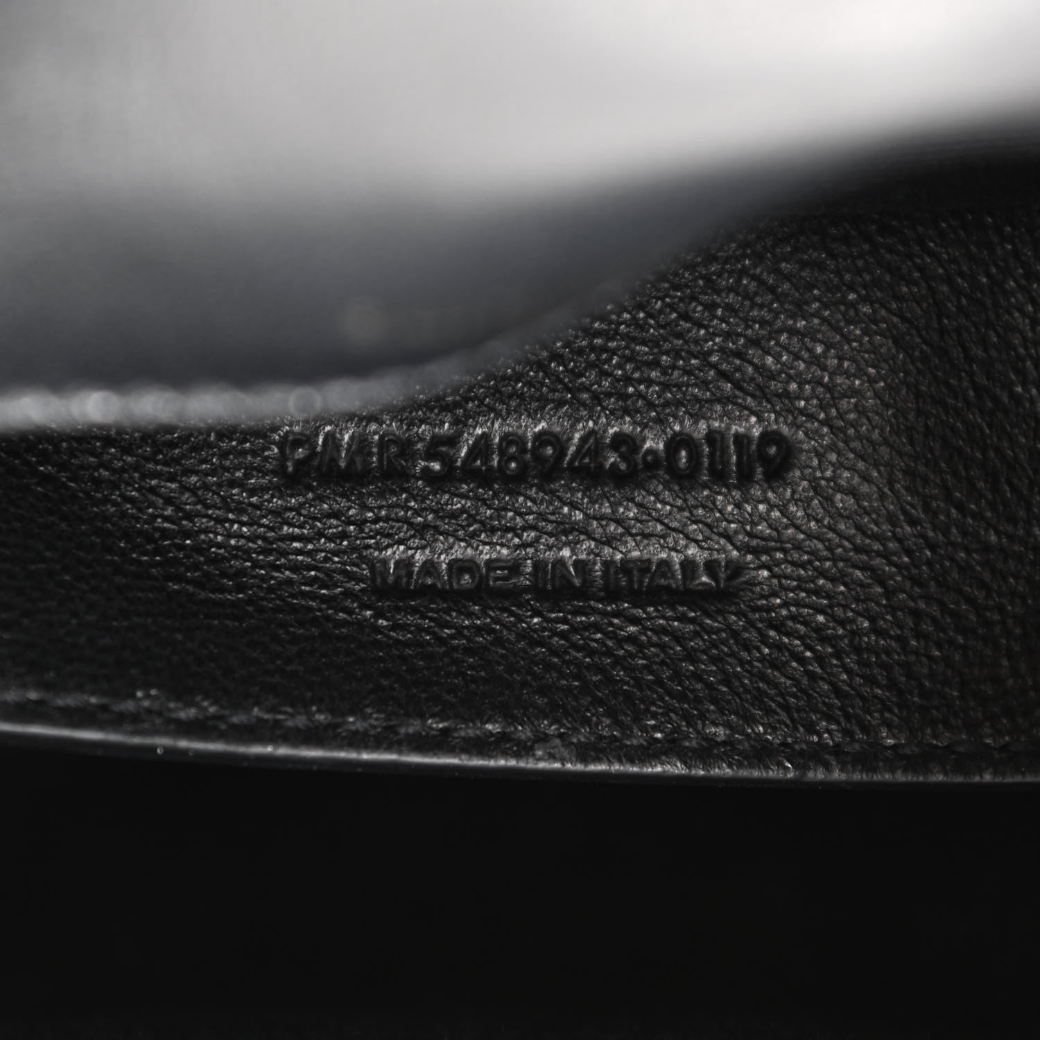 Saint Laurent Calfskin Crocodile Embossed Matelasse Monogram Baby Niki Chain Satchel Black 7 of 10
