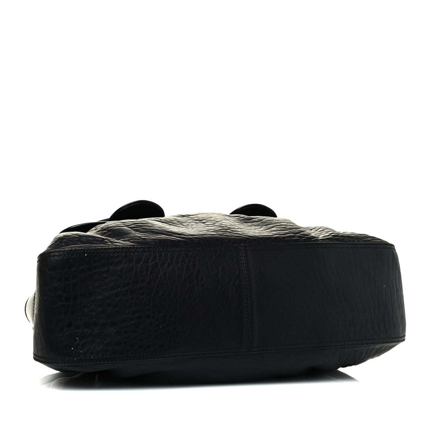 Nappa Patent Large B Bag Black