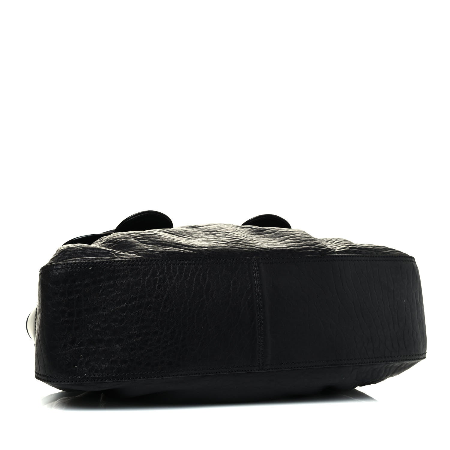 Fendi Nappa Patent Large B Bag Black 3 of 4