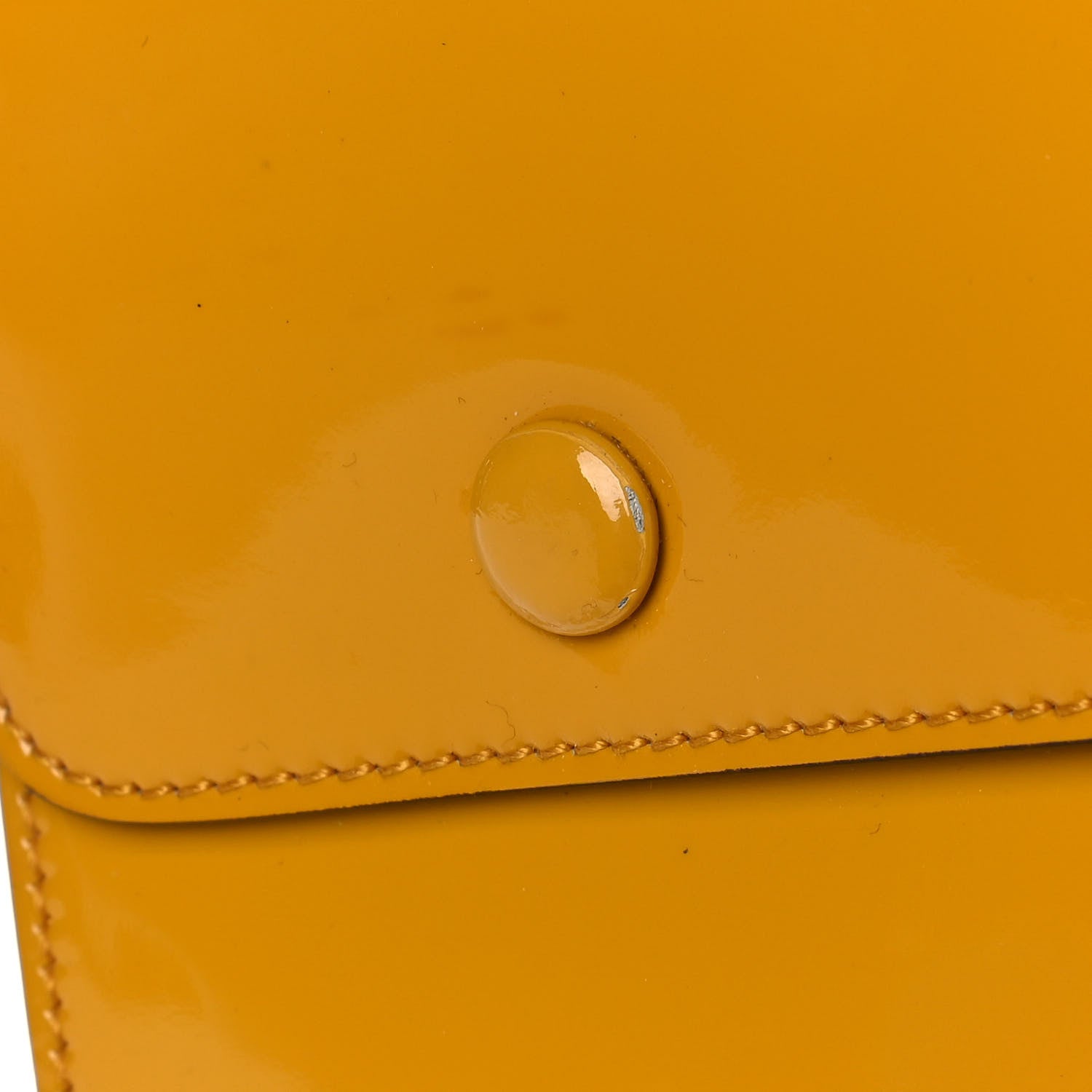 Gucci Patent Studded Wristlet Yellow 16 of 16