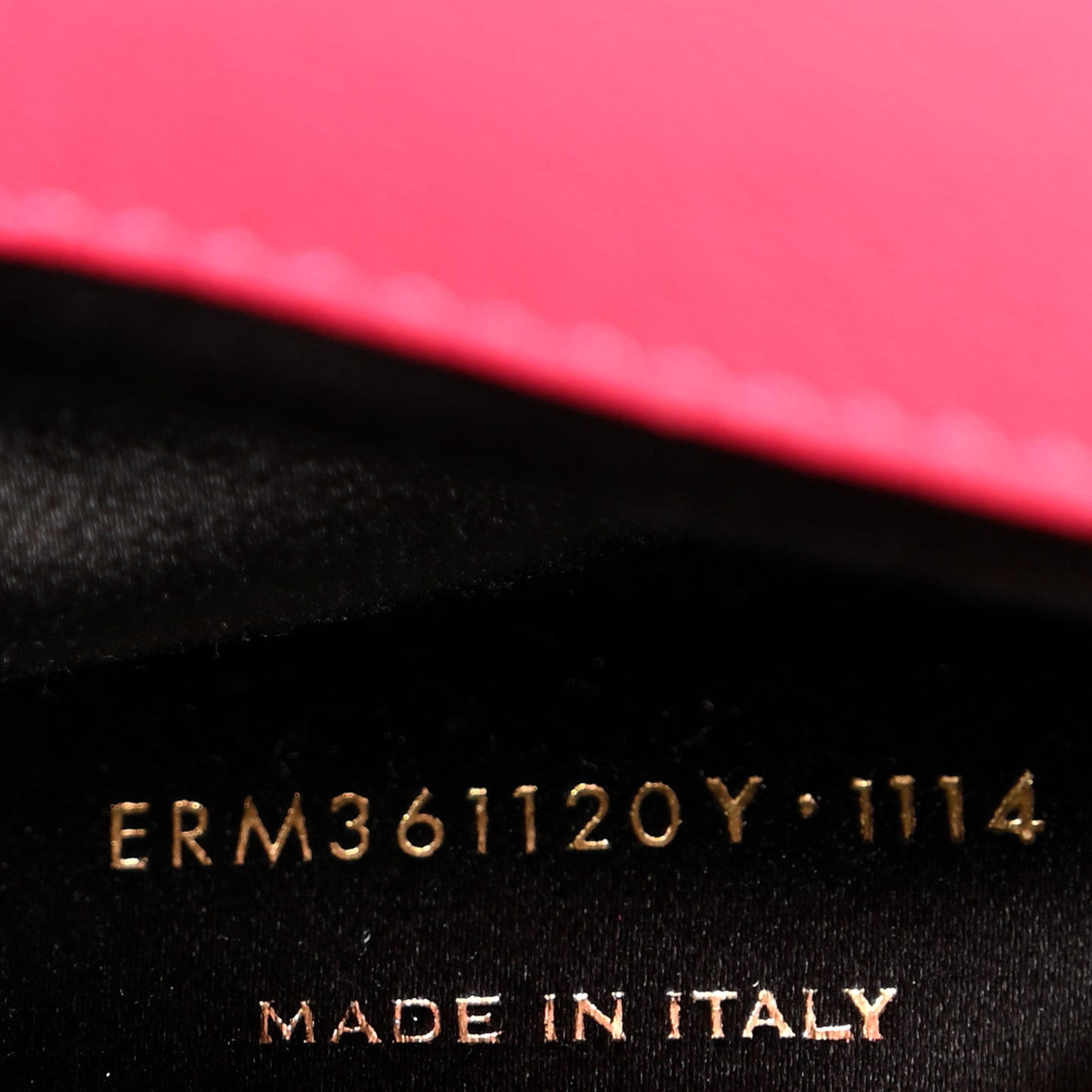 Calfskin Monogram Large Belle De Jour Clutch Lipstick Fuchsia