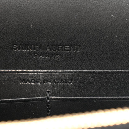 Saint Laurent Pony Hair Leopard Print Classic Monogram Kate Tassel Chain Wallet Black 6 of 11
