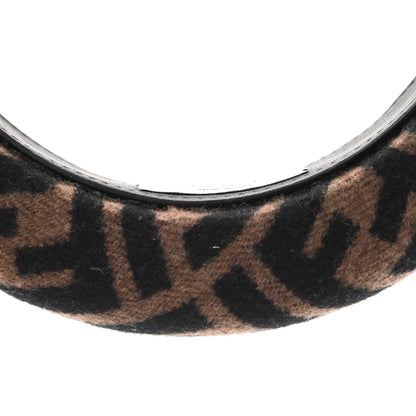 Fendi Wool Cashmere FF Logo Headband Tobacco 14 of 14