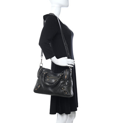 Balenciaga Agneau Giant 12 Rose Gold Hardware Town Black 2 of 13