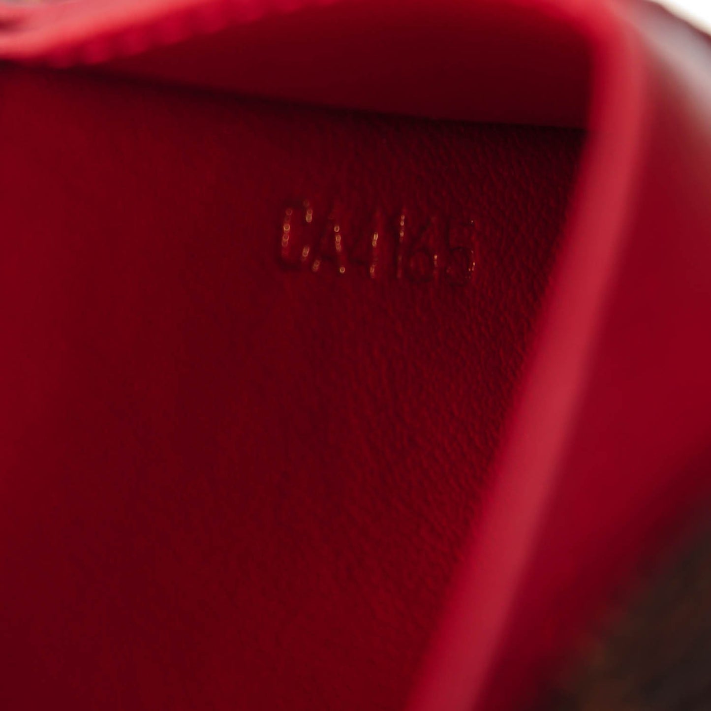 Damier Ebene Caissa Card Holder Cherry