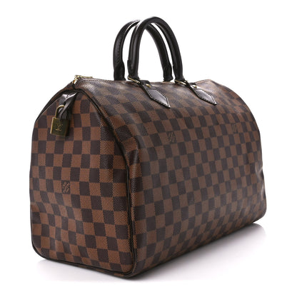 Louis Vuitton Damier Ebene Speedy 35 3 of 12