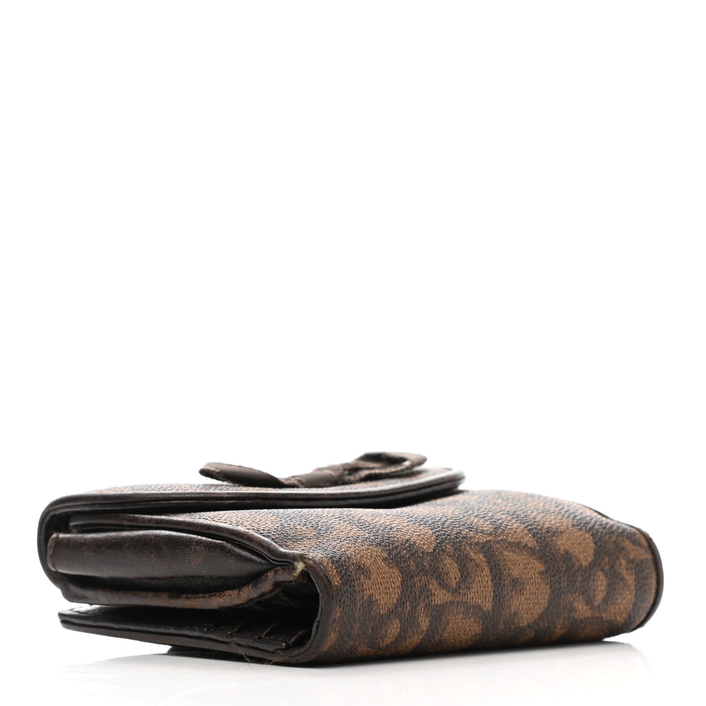 Monogram Compact Wallet Light Brown