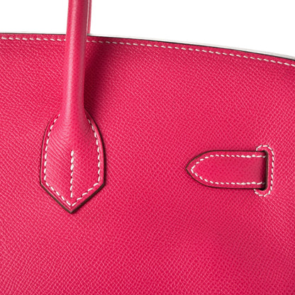 Hermes Epsom Birkin 35 Rose Tyrien 11 of 35