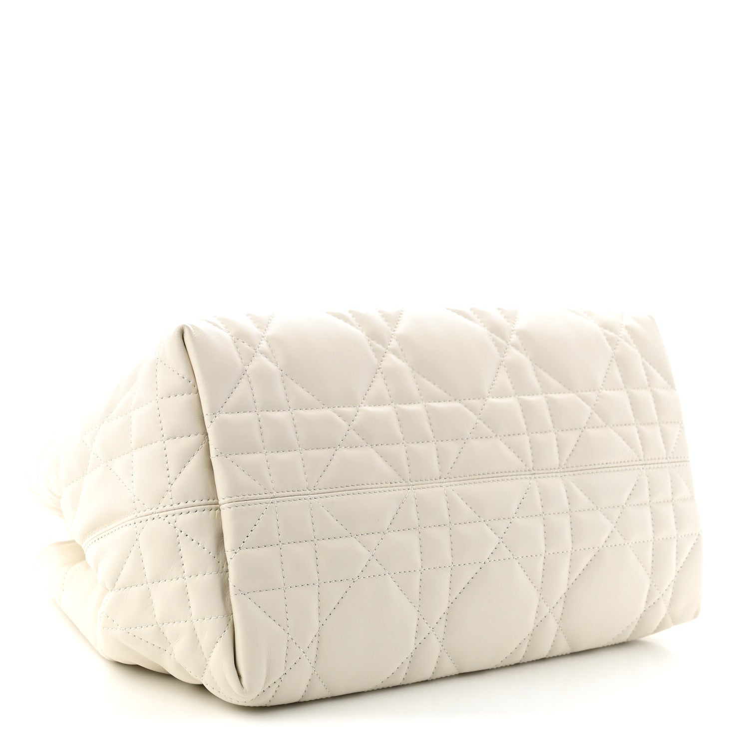 Christian Dior Calfskin Macrocannage Medium Toujours Latte 1921732