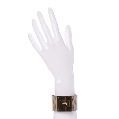 Hermes Lizard Kelly Dog Cuff Ficelle 2 of 7