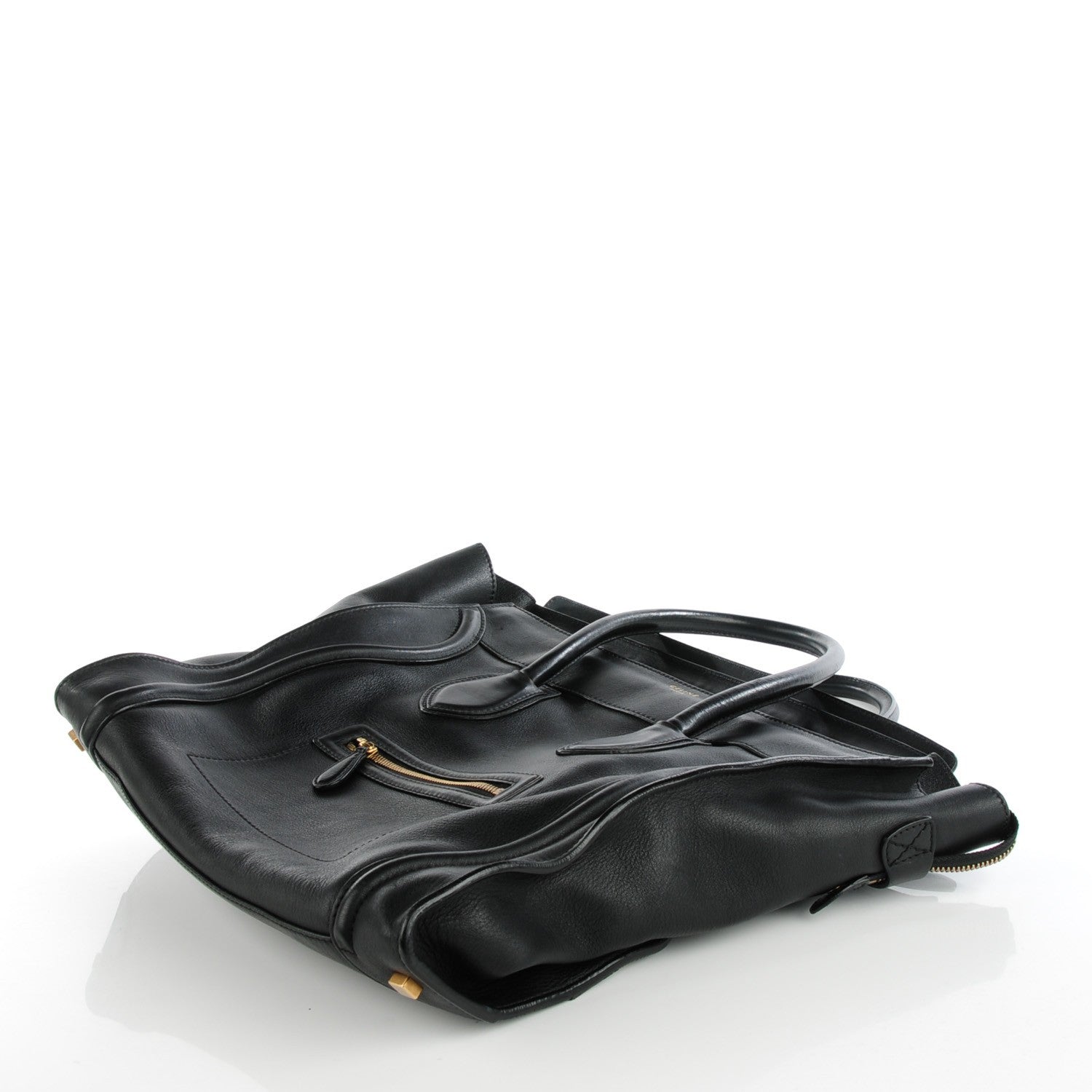 Celine Smooth Calfskin Medium Luggage Black 9 of 9